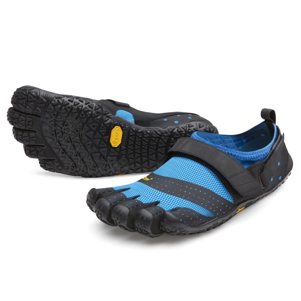 Vibram FiveFingers Colombia - Zapatos De Agua Vibram Hombre V-Aqua Azules / Negras | CUOHWA025